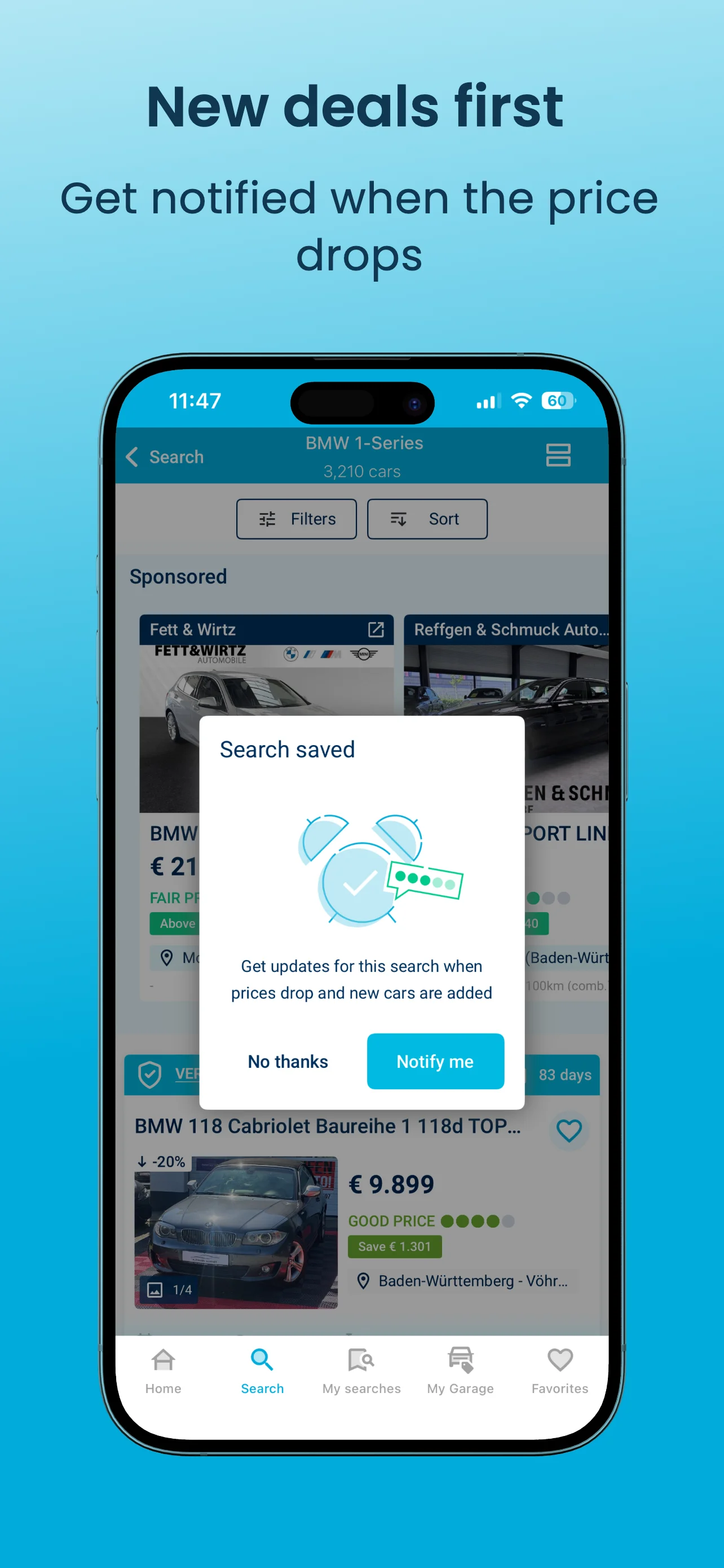 10+ million cars in Europe — compare prices and models